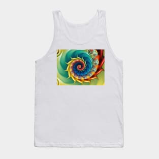 Fractal Wave Tank Top